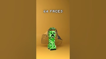 Minecraft 3D Cloth Simulation Creeper #minecraft #animation #blender #creeper