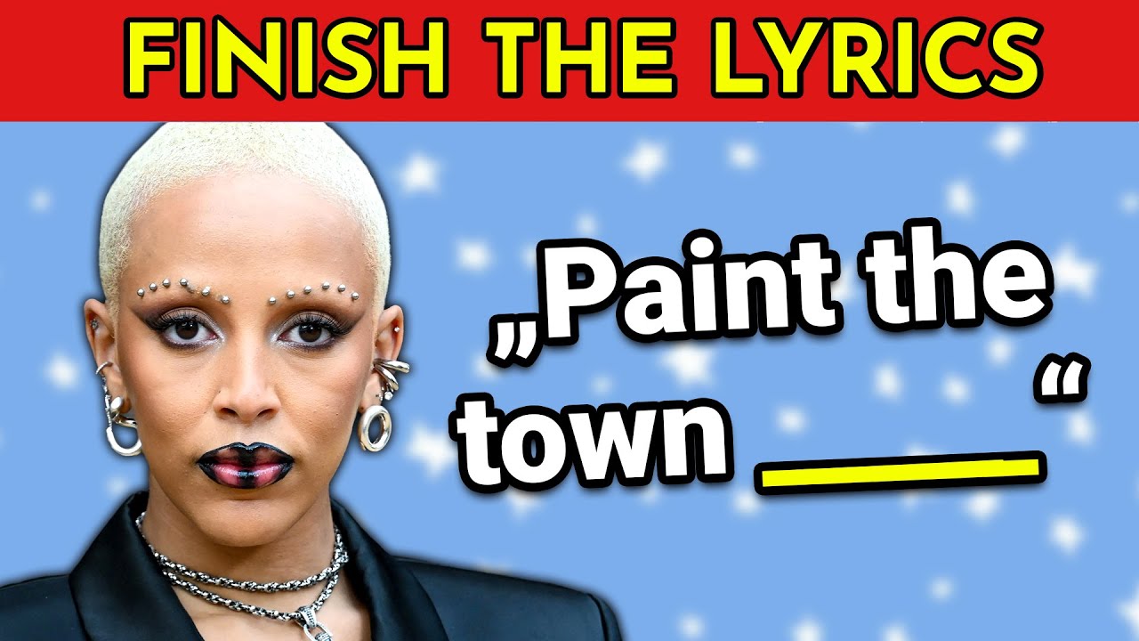 FINISH THE LYRICS 25 Most Popular Songs EVER 🎵 Music Quiz YouTube