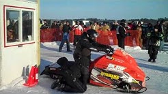 FASTEST snowmbile on ICE in 1320 feet 189 mph OSP racing