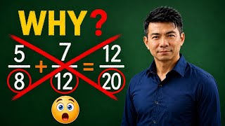 ADDITION OF FRACTIONS | ❌ COMMON MISTAKES (Different Denominators) | 