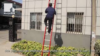 24ft Fiberglass Extension Ladder