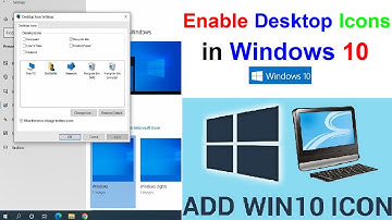 Desktop Icons not showing Windows 10 | How to Enable Desktop icons Windows 10 | Desktop Icon Setting