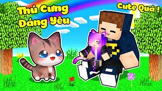 JAYGRAY SỞ HỮU THÀNH CÔNG THÚ CƯNG MÈO SIÊU ĐÁNG YÊU TRONG MINECRAFT*GIRL ENDER NUÔI BÉ THỎ NHỎ XÍU