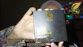 Review DAILY COVER NATURAL SR12 | Bedak SR12 | Bedak Foundation | Bedak SPF | Bedak Glowing!!