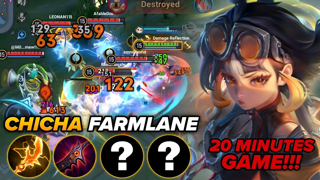 20-MIN INSANE GAME! 200% ATTACK SPEED CHICHA FARM LANE DESTROYS RANK! | CHICHA BUILD & ARCANA HOK