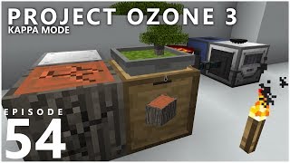 Project Ozone 3 Kappa Mode - PLASTIC CRUSHER [E54] (Modded Minecraft Sky Block)