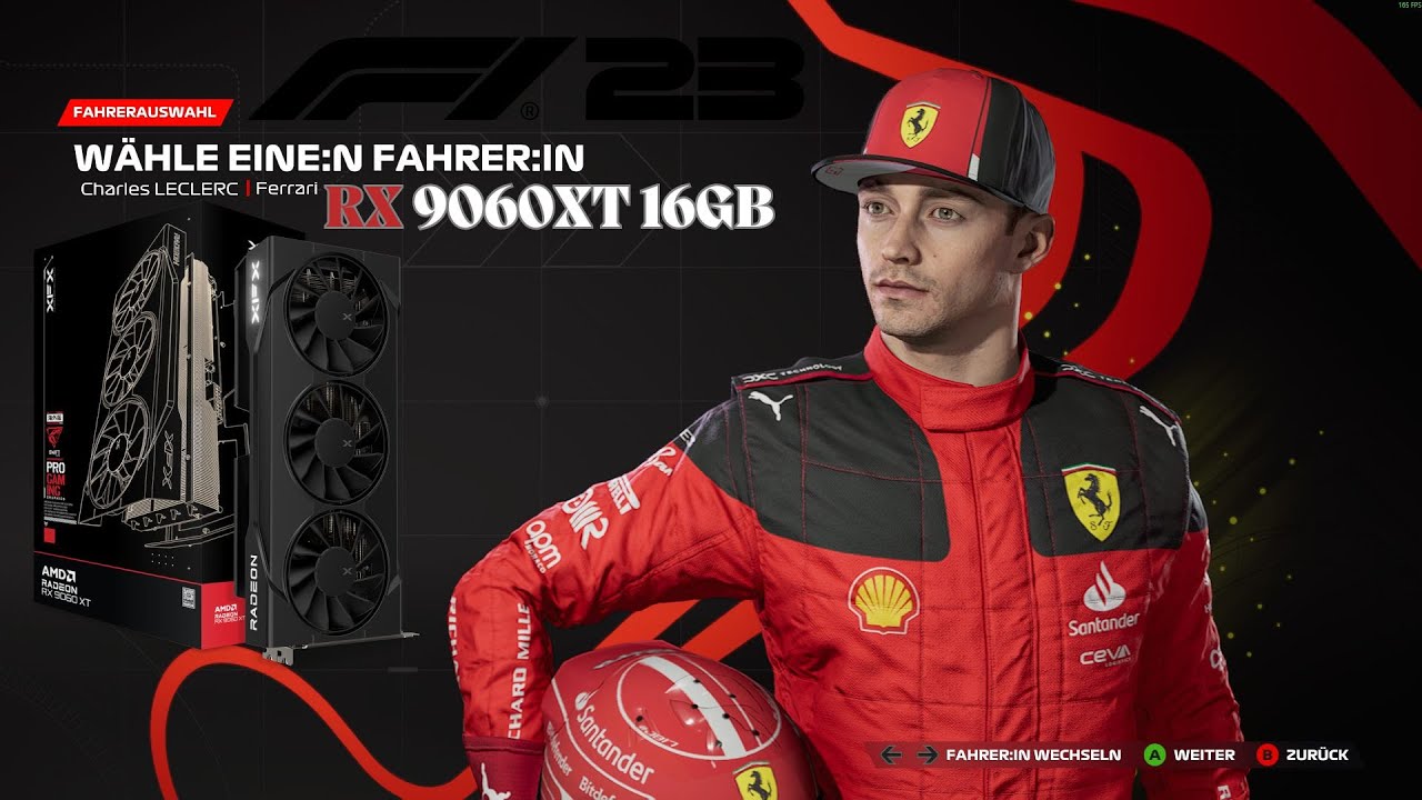 F1 23: Ryzen 5700X3D/RX 9060 XT 16GB/1080p/Benchmark/Max. Settings