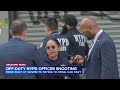 3 suspects sought after off duty NYPD officer fires shot, stops attempted car theft in Manhattan