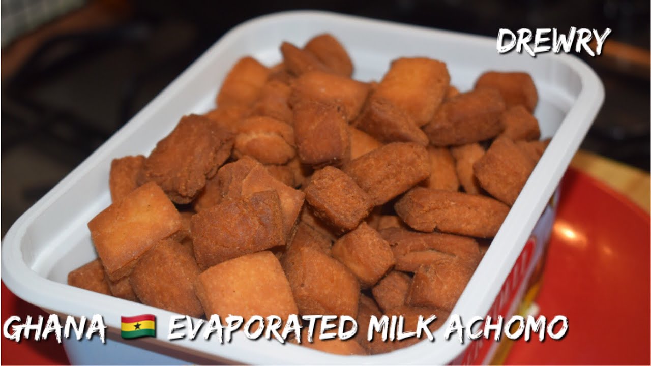 AUTHENTIC GHANA EVAPORATED MILK ACHOMO/ CHINCHIN/CHIPS YouTube
