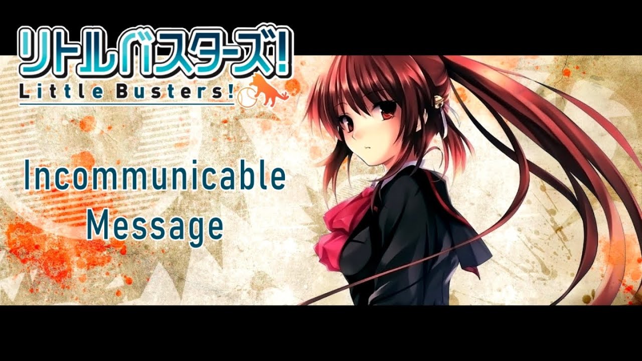 Message Little Busters! Fingerstyle Guitar Tab YouTube