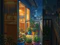 🌧 Cozy Rainy Night + Delicious Noodles in My Apartment 🍜✨#shortsfeed#livingalone#ghibli #animation