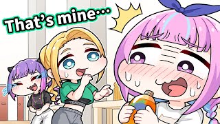 Minato Aqua accidentally drank Dance teacher’s drink【Komainu/Clip/Hololive】