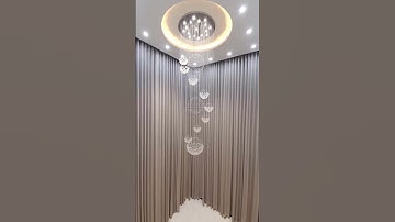 Rèm vải tự động lắp đặt cho vị trí thông tầng: Sử dụng động cơ siêu êm, siêu mượt | Rèm cửa 365 #rem