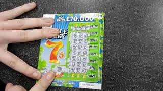 Triple lucky 7s £2 scratch card winner