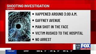 Police: Man found shot near mouth on front porch of Gaffney home