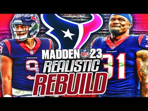 Rebuilding the Houston Texans | Drafting Bryce Young 1st Overall in 2023  | Madden 23 Franchise Mode