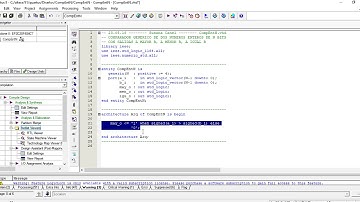 Curso VHDL.V13. Descripción: comparador genérico de enteros. Numeric_std. When-else.Casting.