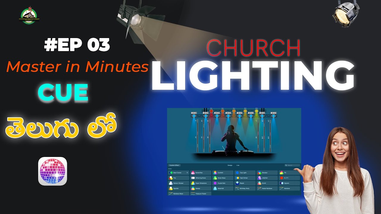 🚀Master LightKey Series #03 Cue! || Pro Worship Lighting Guide (Telugu ...