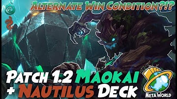 Best Maokai & Nautilus Sea Monsters |THE BOYS GO DEEP! | Control Deck Guide | Legends of Runeterra