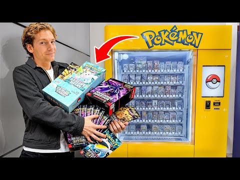 Buying Every Pokémon Pack In A Vending Machine