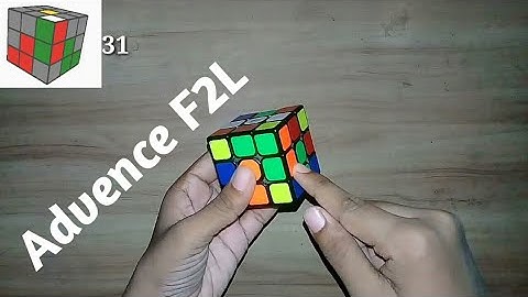 Advence F2L Algorithm #31 Cubing King / Rubik Cube Tutorial