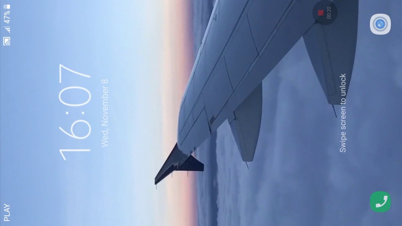 3D Airplane Live Wallpaper - YouTube