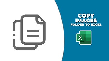 How to copy images from folder to excel