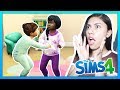 SHE BIT HER LITTLE SISTER! - The Sims 4 - My Sims Life - Ep 37