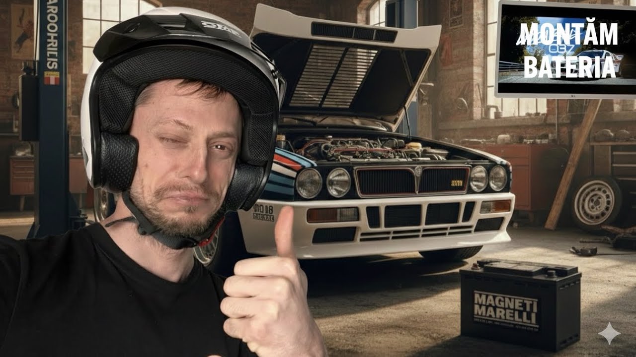 Bateria Magneti Marelli de pe Lancia Rally 037 Automodel IXO la Scara 1:8