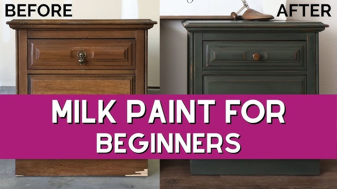 Create This Flawless Black Painted Furniture Using Mineral Chalk Paint 