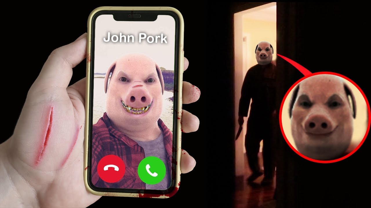 If you see John Pork in the park, run! Evil John Pork calling ! We