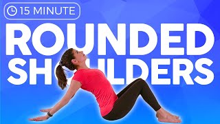 15 minute MOBILITY Yoga for Posture, Upper Back Pain & Fix Rounded Shoulders