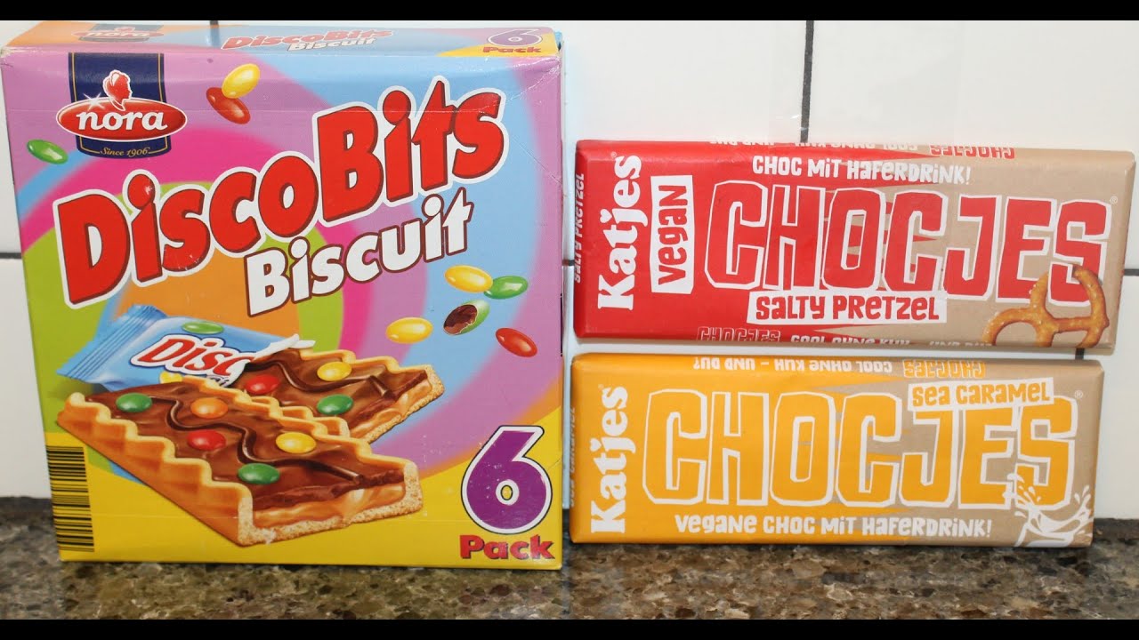 Nora Disco Bits Biscuit and Katjes Sea Salt & Salty Pretzel Review