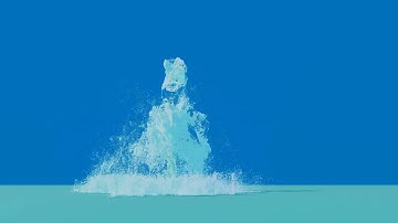 Unity real-time water splash vfx