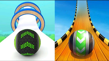 Going Balls VS Sky Rolling Ball All Levels Gameplay Android, iOS