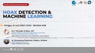 Seminar Keamanan Informasi #01: Hoax Detection and Machine Learning