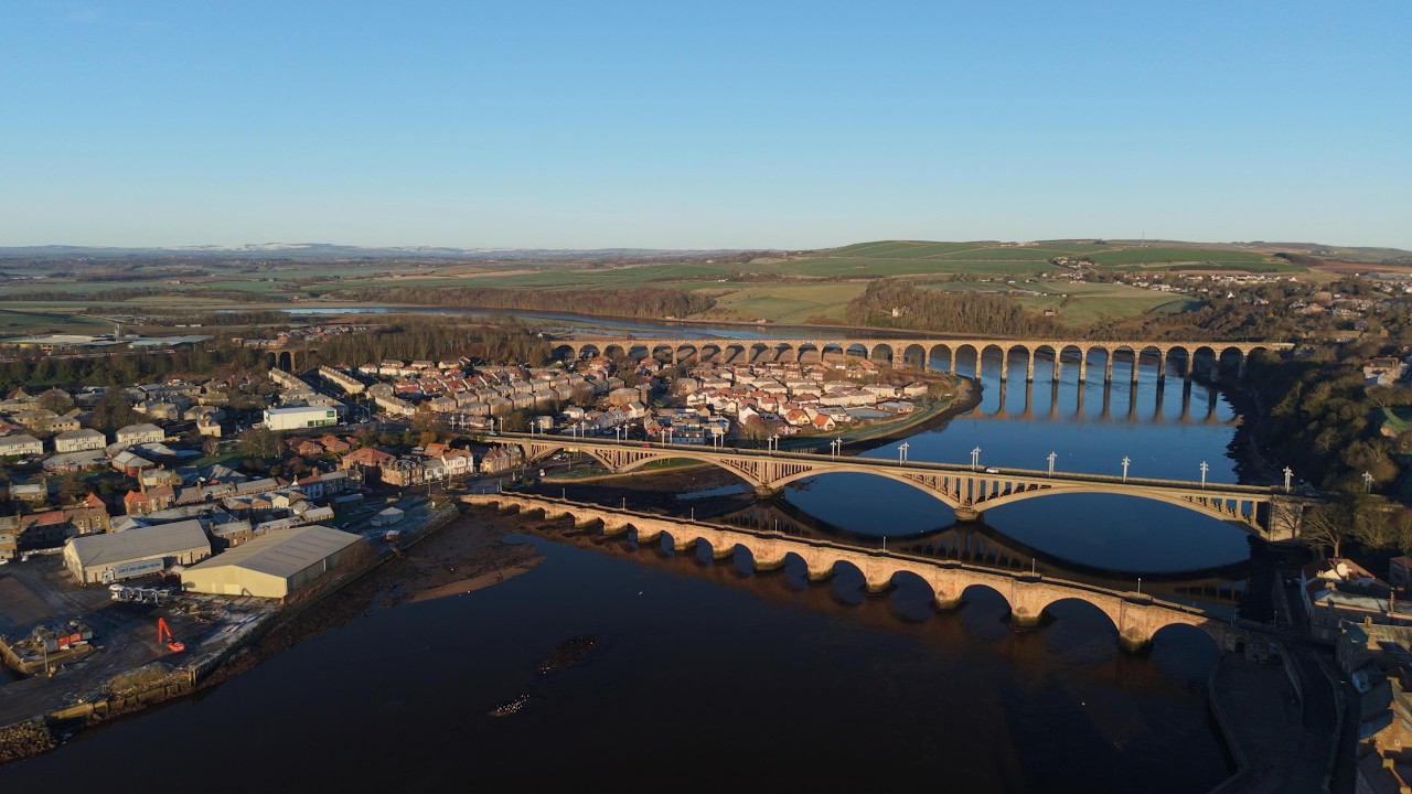 BERWICK UPON TWEED CATCHING REFLECTIONS