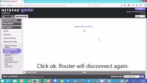 Configuring Netgear as Repeater