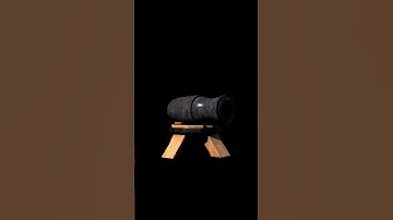How to make Clash of Clans cannon in Blender #clashofclans #clashroyale #supercell #blender #3d