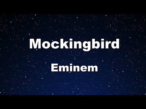 Karaoke Mockingbird - Eminem No Guide Melody Instrumental