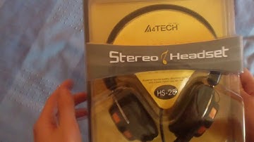 ☆ UNBOXING - A4TECH HS-28 Headset