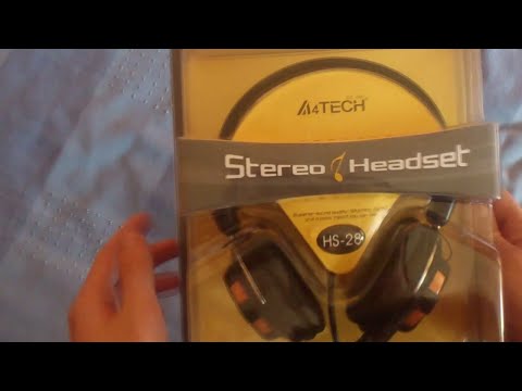 ☆ UNBOXING - A4TECH HS-28 Headset