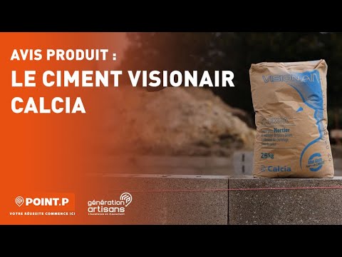 Ciment VisionAir de Calcia - L'avis d'un artisan Point.P