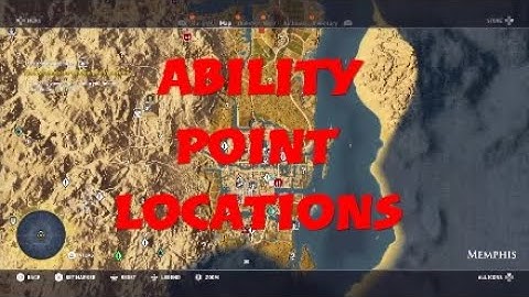 Assassins Creed Origins Ability point locations