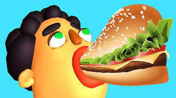 Burger Run - Gameplay Walkthrough - All Levels (IOS, Android)