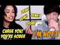 Compilation of Sykkuno taking shots with *not so happy* Valkyrae