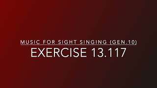 Exercise 13.117 - Music for Sight Singing