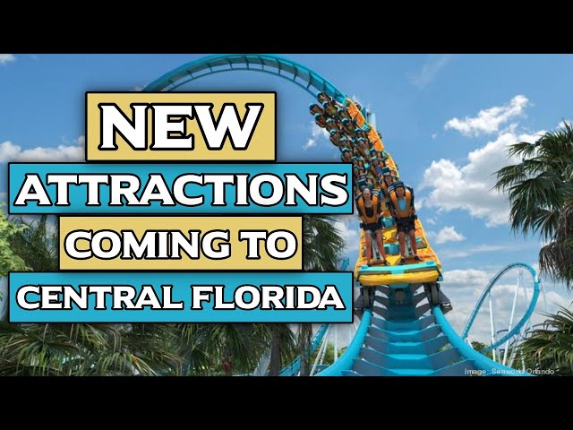 New rides and attractions in Orlando theme parks for summer 2023