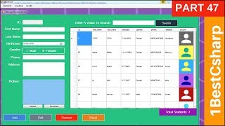 VB.NET - Student Information System Project In VB.Net And MySQL Database [With Source Code] Part 47