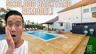 My PERSONAL Backyard Remodel | Pool | Deck | Court | Views | Do I Regret It!?